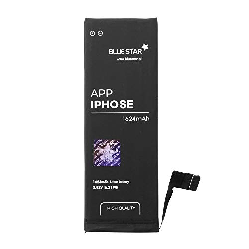 Blue Star Premium HQ - Batería de Li-Pol litio 1624 mAh de Capacidad Carga Rapida 2.0 Compatible con iPhone SE / iPhone 5SE - Larga Duración