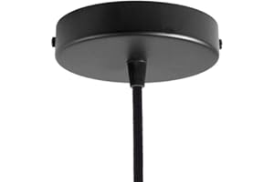 LAMORELL LIGHTDESIGN Rosone Cilindrico in Metallo ø120mm 1/2/3/5/7 Uscite. Colori: Bianco, Nero, Cromato, Rame, Ottone e Nero Perla (1 Foro Nero)