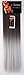 S-noilite 24" Clip in 8Pcs 18 Clips Full Head Two Tone Ombre Straight Hairpiece Hair Extensions Dark Brown to Silver Grey