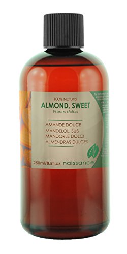 250ml Sweet Almond Oil - 100% Pure Cold Pressed