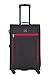 Produktbild Stoffkoffer L Mastery Schwarz Rot Saxoline 67x41x24cm Super Leicht 3,2 kg Koffer Trolley Bowatex