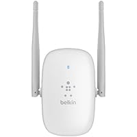 Belkin F9K1122as - Amplificador de alcance Wi-Fi de doble banda N600 (300 Mbps, Cross-band, Ethernet) blanco