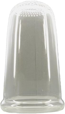 Thimble Oversized made from glass with crystal effect handgeschliffenen Top