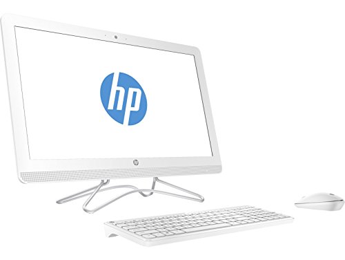 HP All-in-One 24-E000NS - Ordenador de sobremesa DE 23 8   Inter Core i3-7100U  8 GB de RAM  1 TB de Disco Duro  Windows 10  Blanco Nieve - Teclado QWERTY espa  ol