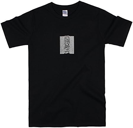 Strand Clothing Joy Division Unknown Pleasures Printed T Shirt: Pulsar Design - Minimal LP - S