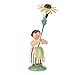 Produktbild Blumenmädchen mit Sonnenhut, Figur aus Holz, 10,5 cm, von DREGENO SEIFFEN – Original erzgebirgische Handarbeit, stimmungsvolle Dekoration