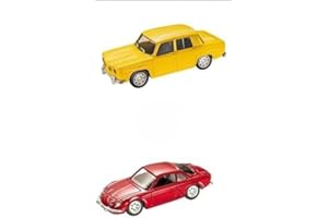 Mondo Motors 2er-Set 1/43 Wagen: Gelb R8 Gordini + Renault Alpine Rot (ref: MV2)