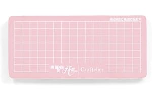 Craftelier - Magic Mat® Magnetische Mini Schneidematte für We R Mini Evolution | Ideal für die Verwendung mit Ihrer StanzMaschine und sehr praktisch | Pink - Maße 16,4 x 7,5 cm