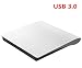 Produktbild MYTK USB 3.0 DVD CD Brenner Drive Writer CD-RW DVD-RW writer für Macbook,Macbook Pro, Macbook Air , Win XP, Win 7,8,10 (USB 3.0 Style 3-White)