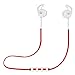 Produktbild Kopfhörer Bluetooth Headset Sport Drahtlose Kopfhörer Freisprecheinrichtung Bluetooth Kopfhörer Ohrhörer mit Mikrofon für Earpods Handy (Farbe: Rot)