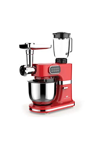 CONTINENTAL EDISON Robot pâtissier multifonctions - 1000 W - Rouge