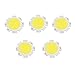 Produktbild 5 Stück Pure White Runde COB Super Bright LED SMD Chip Licht Lampe