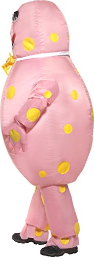 Smiffys Adult Unisex Mr Blobby Costume, Inflatable Suit & Gloves, One Size, Color: Pink, 38054