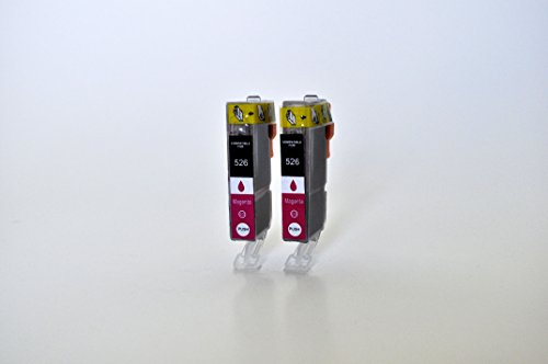 CLI-526 Printing Saver 2 MAGENTA Cartouches d encre compatibles pour CANON Pixma IP4800  IP4820  IP4840  IP4850  IP4870  IP4950  MG5120  MG5140  MG5150  MG5170  MG5220  MG5240  MG5250  MG5270  MG6120  MG6140  MG6150  MG6170  MG8120  MG8140  MG8150  MG8170  IX6520  IX6550  MX882  MX885
