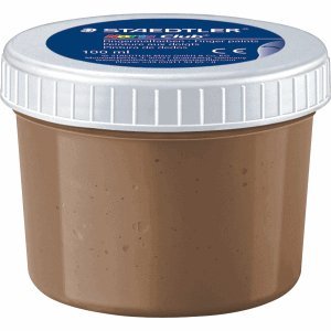 Preisvergleich Produktbild 4 x Staedtler Fingermalfarbe Noris Club 100ml braun