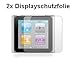 Produktbild smartec24® 2x iPod Nano 6th Generation Premium Displayschutzfolie Ultra Clear Displayschutz. Ermöglicht eine leicht und unsichtbare Anbringung. Top Angebot!