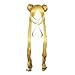 Produktbild COSPLAZA Frauen Kind Lange Gelbe Goldene Haare Halloween Anime Cosplay Perücke mit Odango