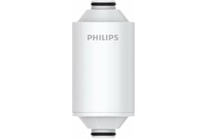 Philips Water Cartouche de filtre à eau pour douche, protection pour vos cheveux et votre peau, élimine le CHLORE et les IMPURETÉS, capacité de filtration de 50.000 L