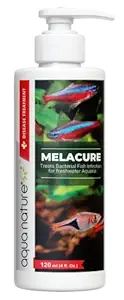 AquaNature Melacure Treats Bacterial Fish Infection for Freshwater Aquaria (120ml)