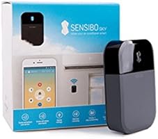 Sensibo Sky Contrôle Intelligent des climatiseurs et Pompes à Chaleur, Wi-FI, à partir du Smartphone (iOS/Android), Fonctionne avec Amazon Alexa et Google Home
