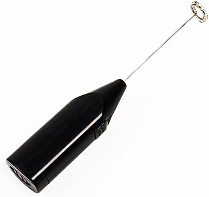 Peritti Electric Milk Frother Handheld Foam Maker Drink Mixer (Black)