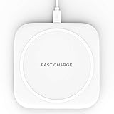 KABELLOS & SCHNELLES AUFLADEN: Laden Sie Ihre Smartphones (mit Schnellladefunktion) bis zu 2 Mal schneller als herkömmliche kabellose Ladegeräte. Für die volle Leistung wird ein QC 2.0 / 3.0 Adapter mit 10W oder mehr benötigt. QC-Adapter NICHT enthalten