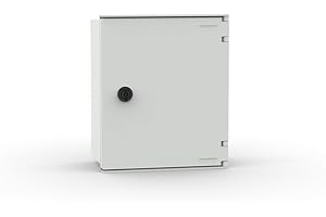 G&J HOME SAFYBOX BRES-325, Armario para instalaciones Eléctricas, Fotovoltaicas, Teleco, Agua y Gas de POLIESTER REFORZADO DE FIBRA DE VIDRIO, estanqueidad IP66, doble cerradura con cierre hermético