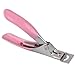Pink Nail Clipper Manicure Tool Acrylic Gel False Nail Clipper / Edge Cutter Tips Nail Professional by Boolavard® TM