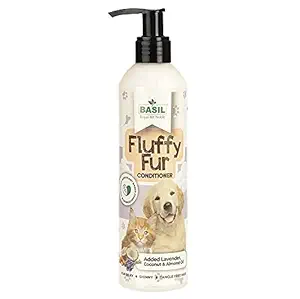 Madsan Basil Fluffy Fur Dog & Cat Nourishing Pet Conditioner for Silky, Shiny, Tangle Free Hair - 300 ML