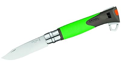Opinel No 12 Explora Vert, Sandvik 12 C27 acier, acier