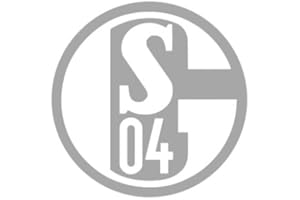 FC Schalke 04 Aufkleber Silber