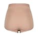 Intimate Portal Women's Over the Bump Ultra-Lite Seamless Maternity Brief (2 Pack) Beige Black Medium