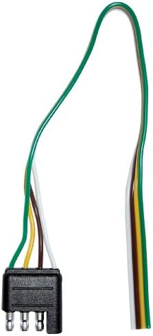 Maasdam MPT201 Trailer Wiring Kit with 4 Way Flat 12-Inch Connector Trailer End