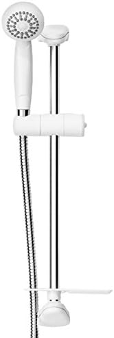 Creda stdkitw Standard Riser Rail Kit with Single Mode Shower Head and Soap Dish - White