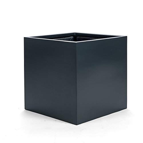 Pflanzkübel „FiberPlus Cube“ Anthrazit Quadratisch Fiberglas *2 Jahre Garantie* - 30x30x30cm - F014