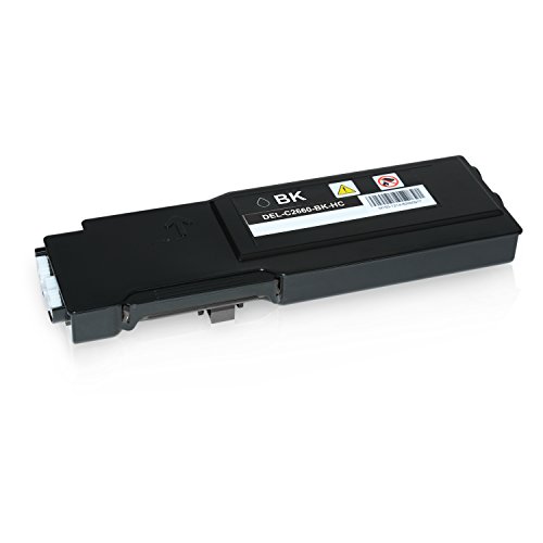 4 Toner kompatibel für Dell C2660DN, C2665DNF , C2600 Series – 593BBBM – Schwarz 3.000 Seiten, Color je 4.000 Seiten - 2