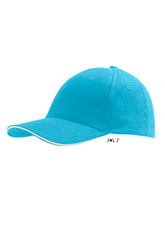 Sols - Buffalo - 6 Panel Baseballcap , Turquoise / White , UNIQUE one size,Turquoise / White