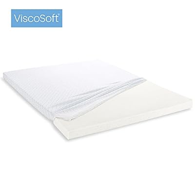 Viscosoft - Surmatelas Memo™ - Sur Matelas Premium à Mousse de Forme Visco Elastique Haute Densité, Soutien Optimal, Confort Supérieur (160_x_200_5 cm)