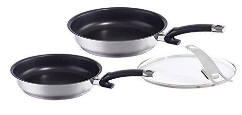 Preisvergleich Produktbild Fissler Steelux Premium Bratpfanne mit Glasdeckel, 24 cm