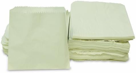 100 x Sulphite White Paper Food / Sweet / Mushroom / Fruit Bags - 12" x 12.5"