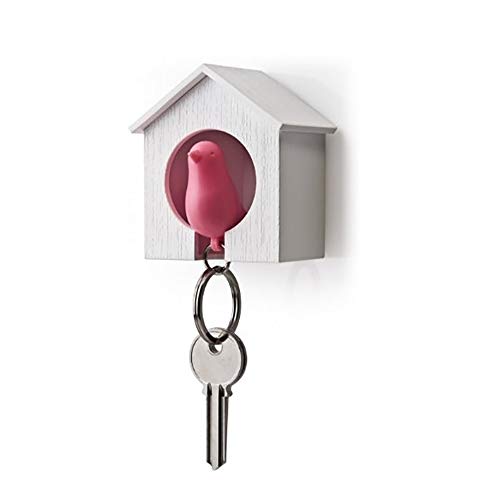 Preisvergleich Produktbild Hemore Sperling und Hausschlüssel Ring Set (pink)