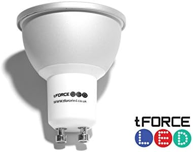 tForceLED 6 Watt Dimmable GU10 COB Energy Efficiency Super Bright Bulb, Extra Longlife, Beautiful Warm White (2700K)- Wide Beam Angle, Cold-forging aluminium, size φ50*H58mm
