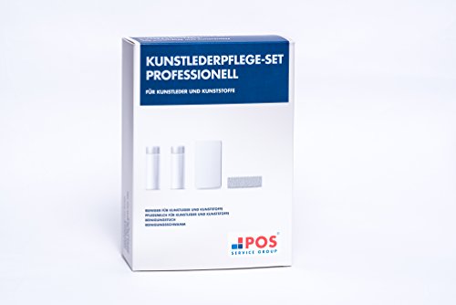 POS Kunstlederpflege-Set Professionell für Ihr Sofa, 2×150 ml - 2