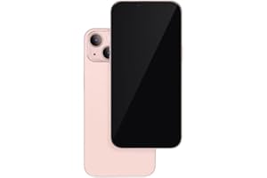 FufoneUS Modello di telefono falso [Senza logo] display fittizio non funzionante replica telefono giocattolo per telefono cellulare 13 Mini / 13, 13 rosa schermo nero