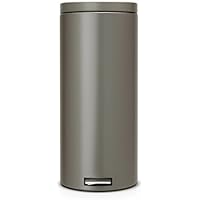 Brabantia 288326 - Cubo de basura, 30 litros, color platinum