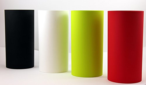 Messerblock Messerhalter Messerständer mit Borsteneinsatz aus Kunststoff H: 22,5 cm (Schwarz) - 3