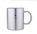 Produktbild Xiaohonghong 304 Edelstahl Becher Büro Tasse Doppel Milch Tasse Mehrzweckbecher Doppel Tasse