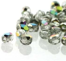 Vitrail Firepolish True2 Glass Beads 2mm 1g 80-90 Beads Approx