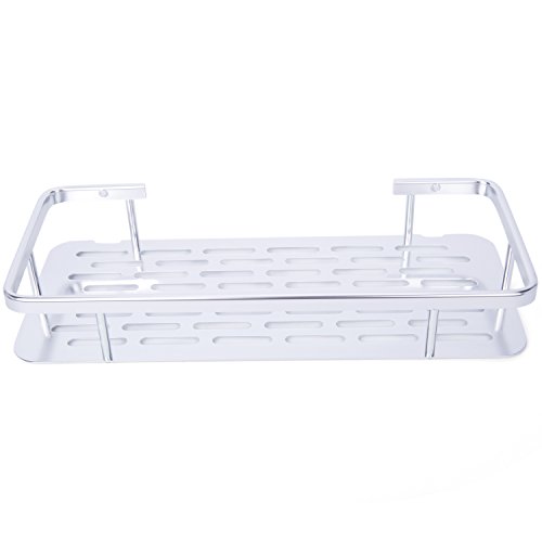 Alicemall Aluminium Bad Duschkabine Badregal Küche Küchenregal – 1 Fach - 6