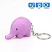 Produktbild TianranRT Niedlich Cartoon Elefant Schlüsselanhänger Mit LED Licht und Sound Keyfob Kinder Spielzeug Geschenk (Lila)